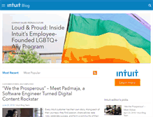 Tablet Screenshot of intuitblog.com